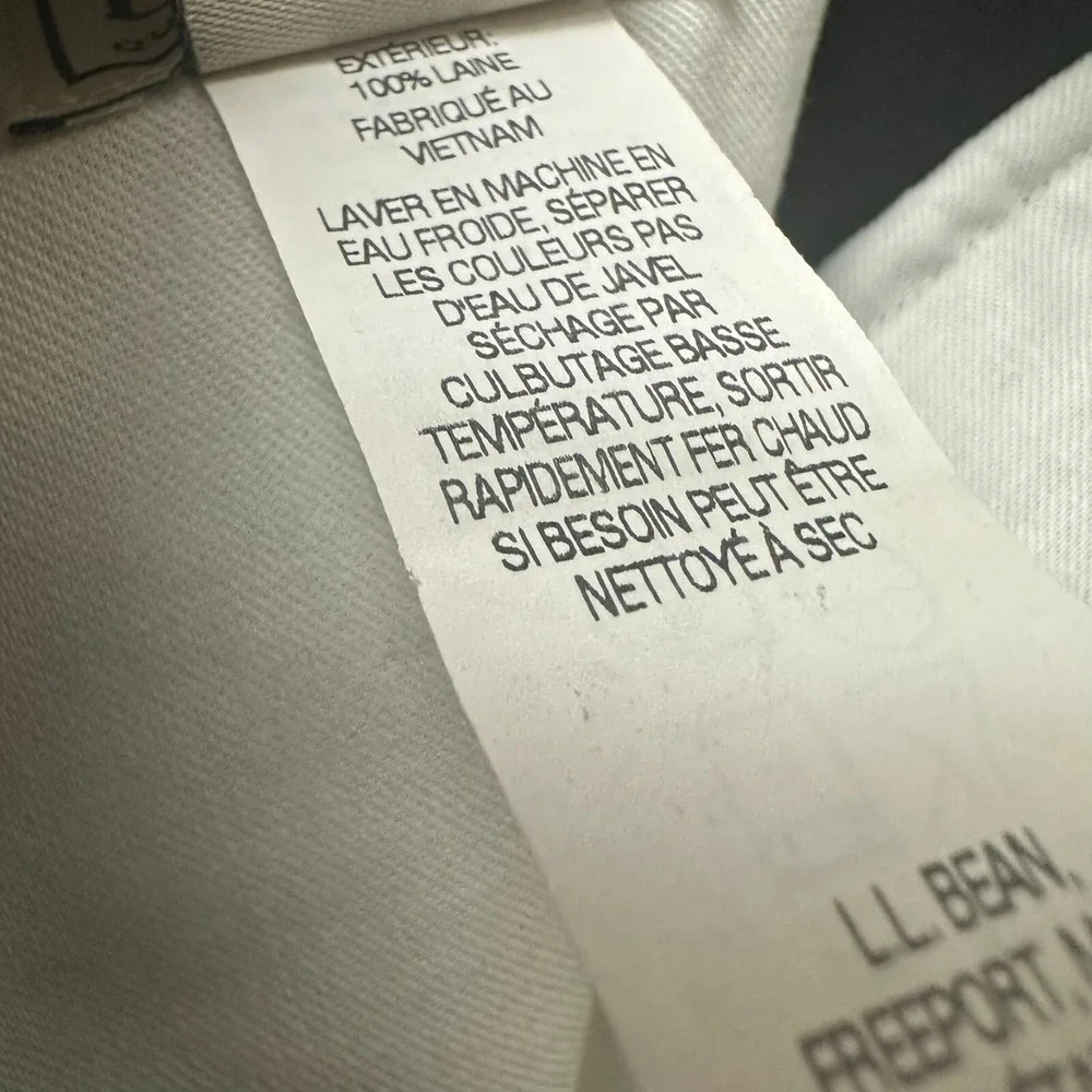 Vintage LL Bean‎ Pants Mens 36W Multicolor Wool Trousers Outdoors